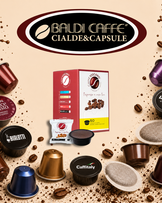 50 CAPSULE CAFFÈ TOSCANO COMPATIBILE A MODO MIO